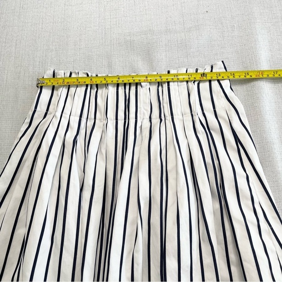 KATE SPADE New York Broome Street Stripe Skirt, White/Blue, Size 2 - Picture 6 of 12